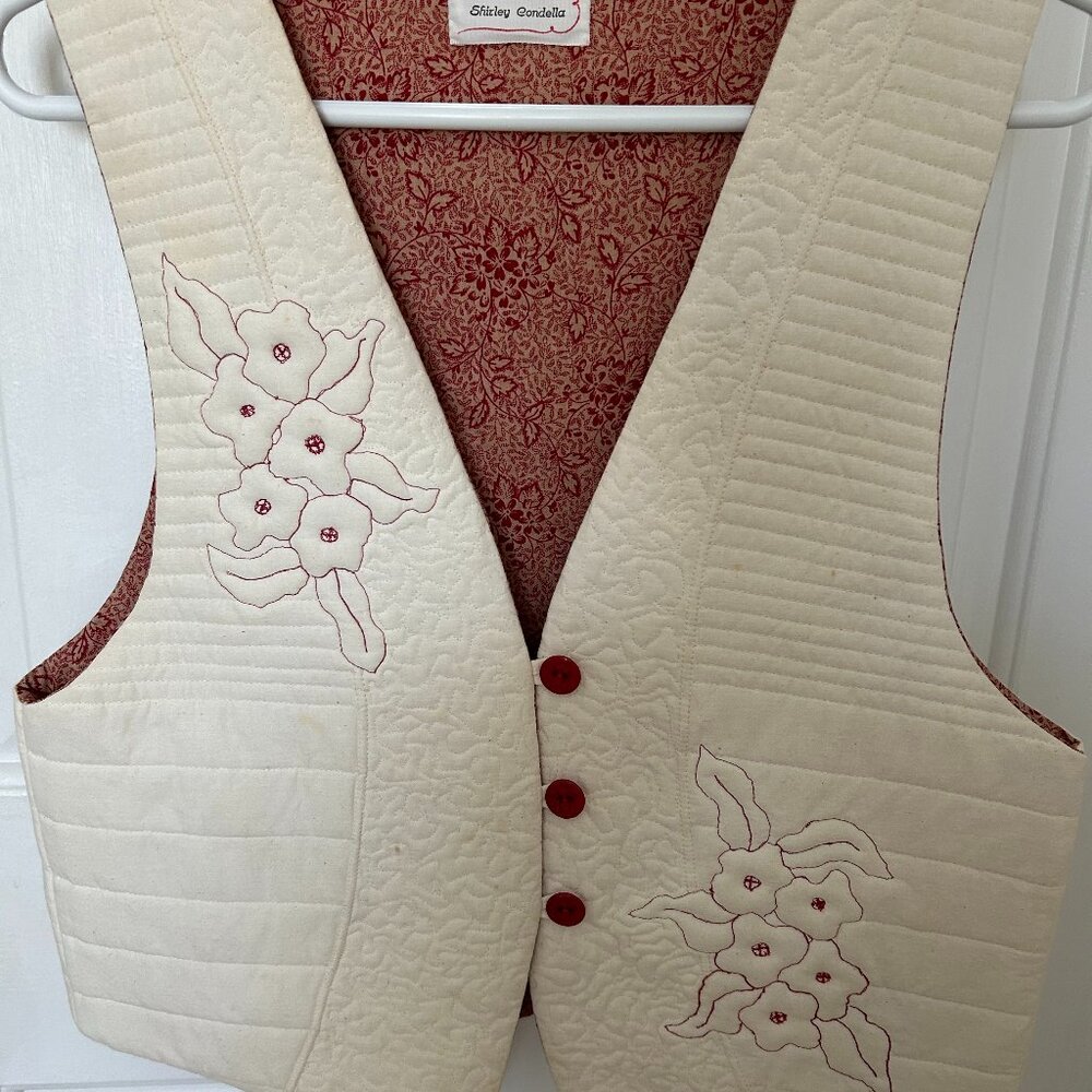 Unique embroidered vest